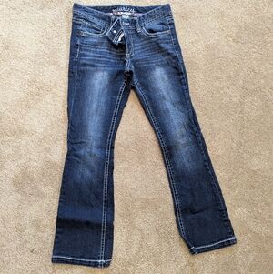 Maurices Dark Blue Straight Leg Jeans